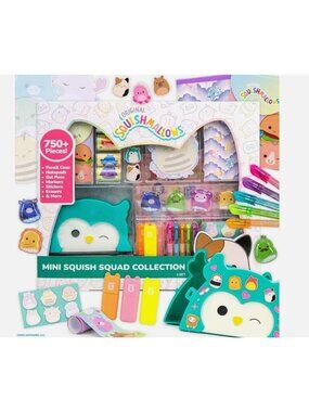 Original Squishmallows Mini Squish Squad Collection Set With 750+ Pieces Includi